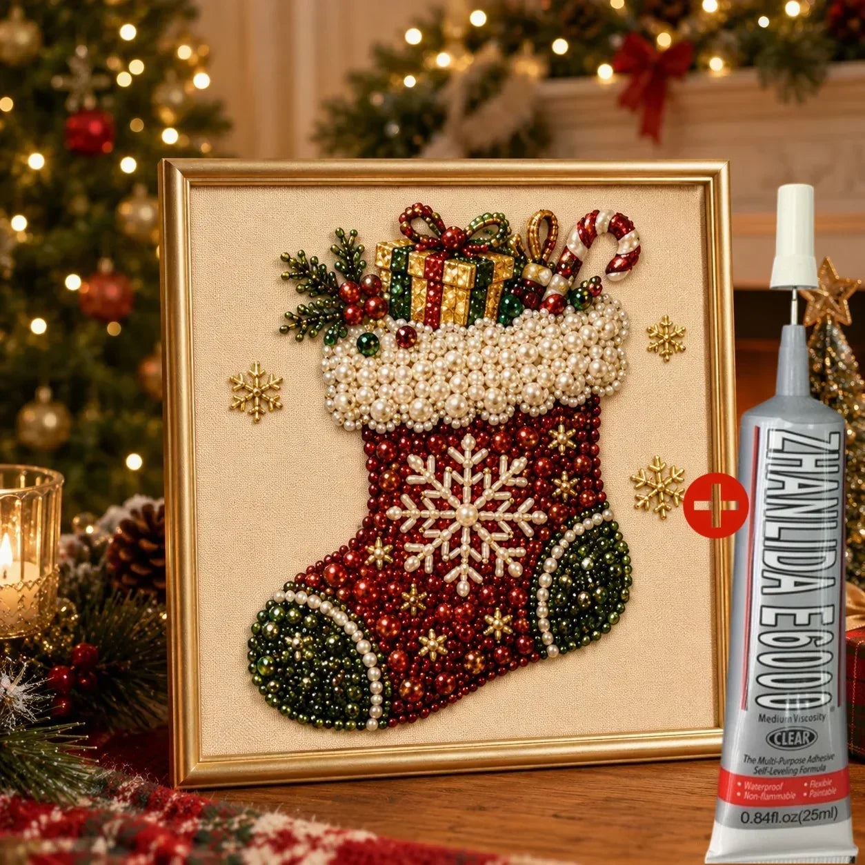 ⏳Time-Limited Special⏰DIY Christmas Pearl Art Kit Beginner Friendly Craft