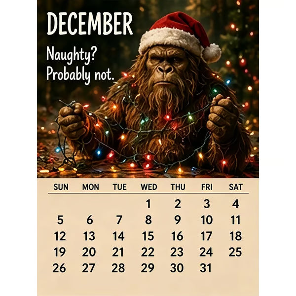 š¦¶2027 Bigfoot's Daily Life Calendar