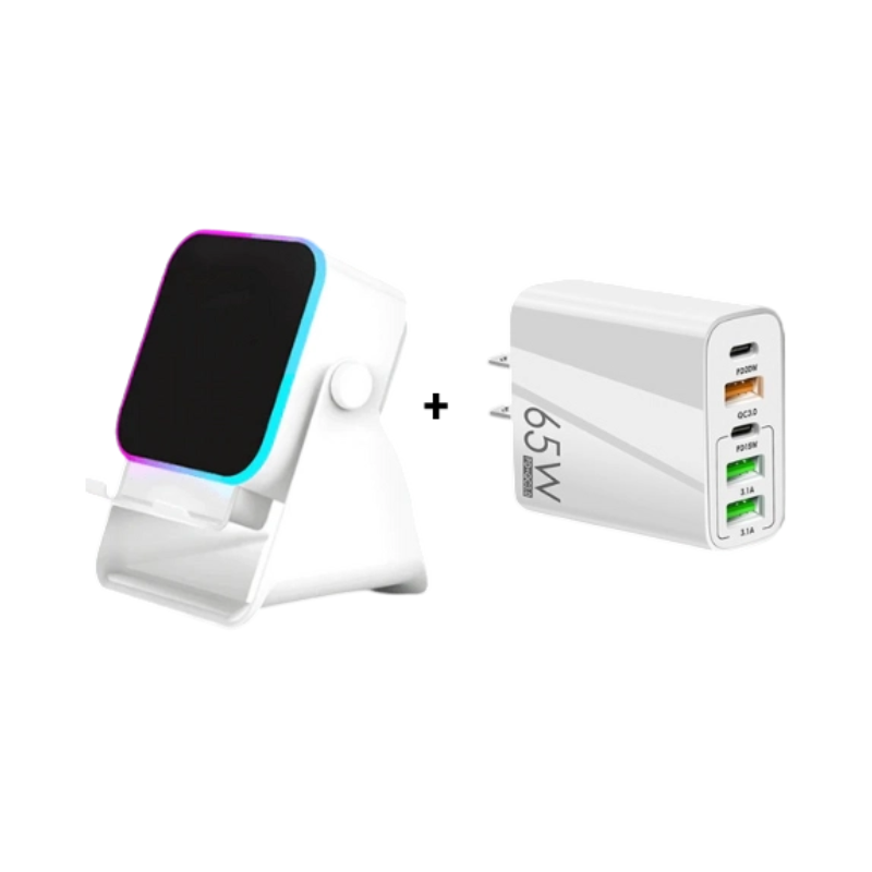 ๐ 49% OFF 5-IN-1 WIRELESS SPEAKER STAND! ๐ Induction Audio, Phone Holder & Ambient Light