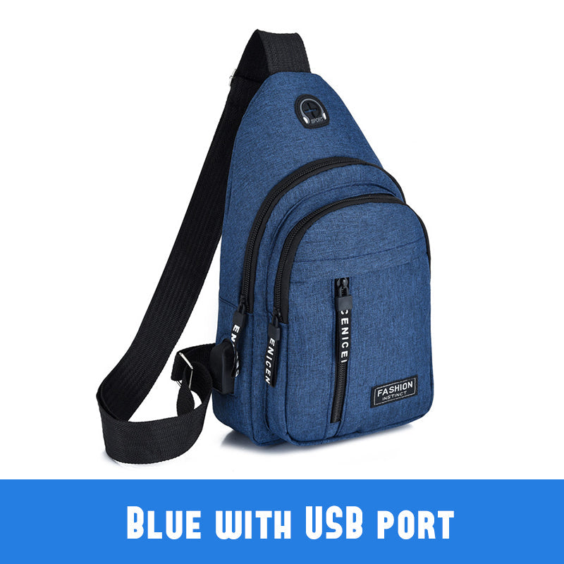 š„Up to 40% offš„Sling Bag with USB Port