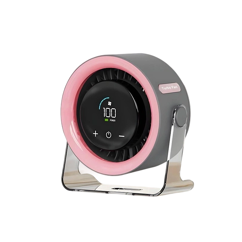 š„100-Speed Mini Desk Fan with Digital Display