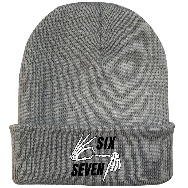 Comfortable & Warm Number 67 Graphic Beanie
