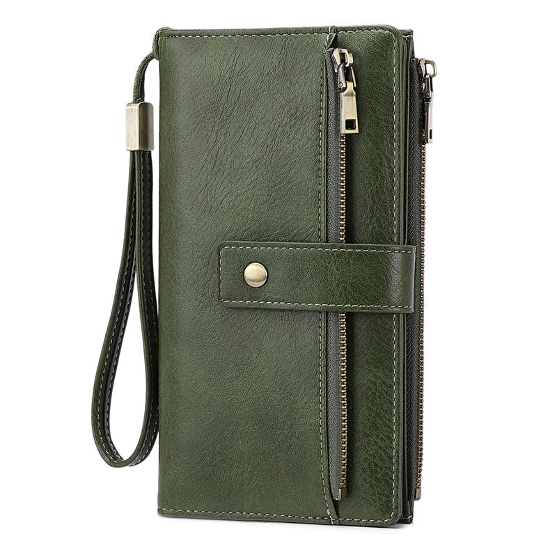 🏆Flash Sale 50% OFF⚡Women's Retro Style RFID Blocking Tri-fold Wallet