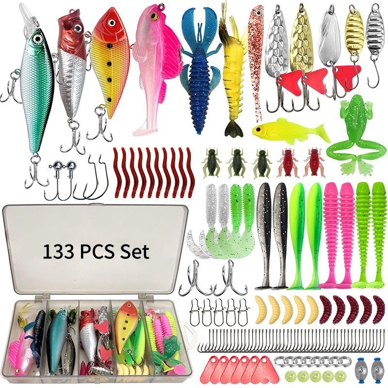🔥Fishing Lures Set with Box☀️🎣