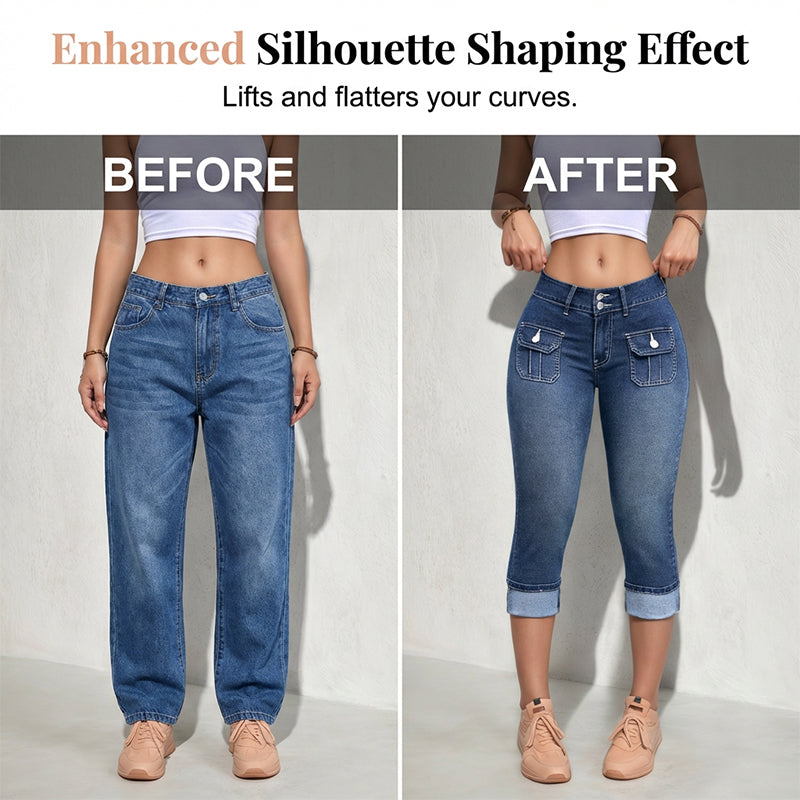 đ„Hot Sale Offers-Women's Slim Fit Stretch Denim Capri Pants