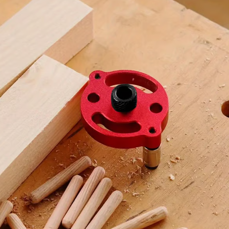 🔨 Self-Centering Dowel Jig Kit – Flawless Joints, Zero Guesswork! 🪚✨ Drill perfectly centered holes every time – the secret to pro‑grade woodworking. 🛠️💥