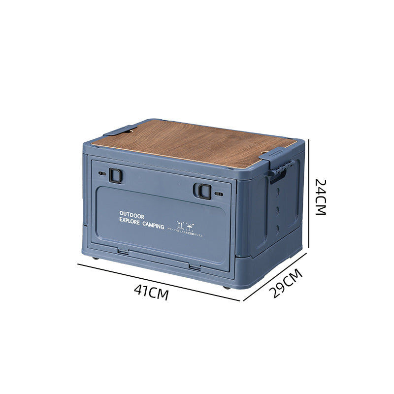 š„ Hot Sale 50% OFF š„Collapsible Camping Storage Box with Wooden Lid