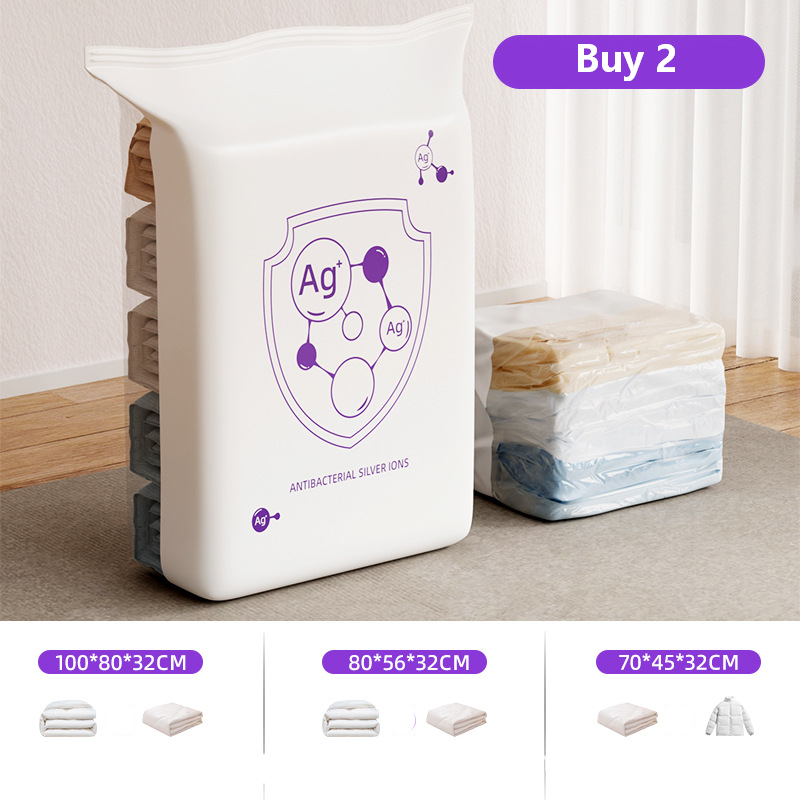 ⏰🔥LIMITED TIME 50% OFF!🔥50K+ SOLD! 🧳Buy 2 Get 1 Free✨🧺 Instantly Free Up Closet Space – Press & Compress Storage Bags