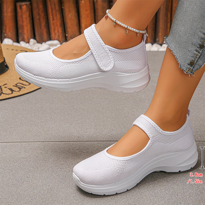 Comfortable Platform Sneakers with Adjustable Strap