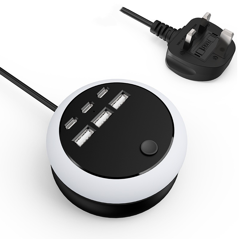 Portable 6-Port Charging Station