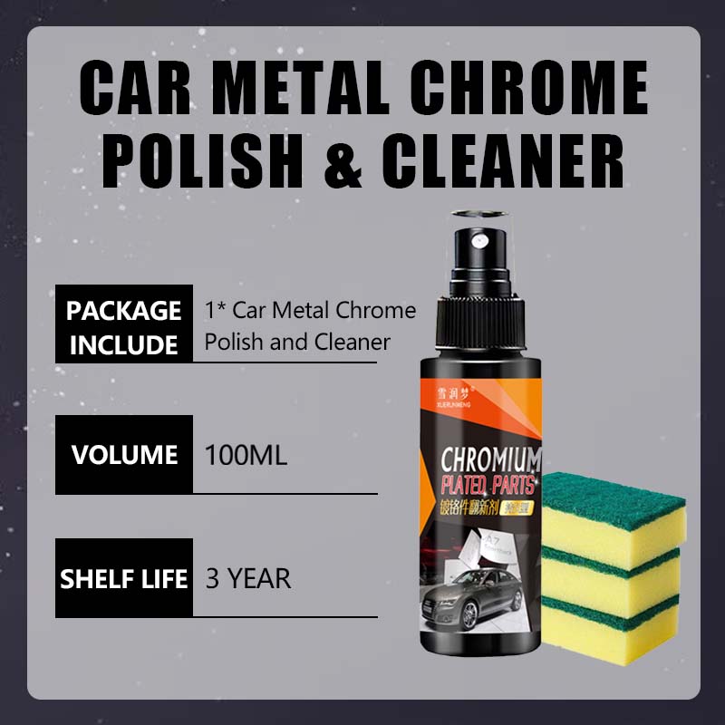 Car Metal Chrome Polish & Cleaner