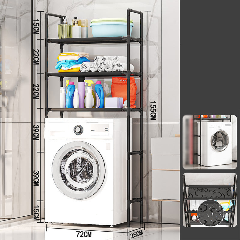 🔥2026 New Hot Selling❤️🔥No-Drill Bathroom & Laundry Organizer Shelf