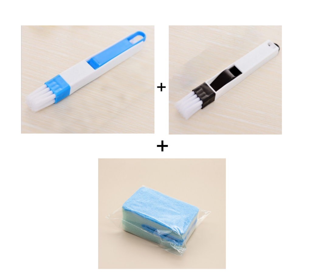 📢📢50% OFF !! ⏰2-in-1 Window Groove Cleaning Brush