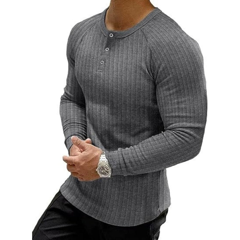 🍁Get Your New Fall Fashion-Men's Slim Fit Henley Shirt