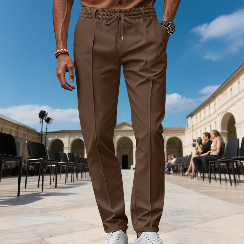๐ LIMITED-TIME 50% OFF! โจ Men's Straight-Leg Dress Pants with Drawstring