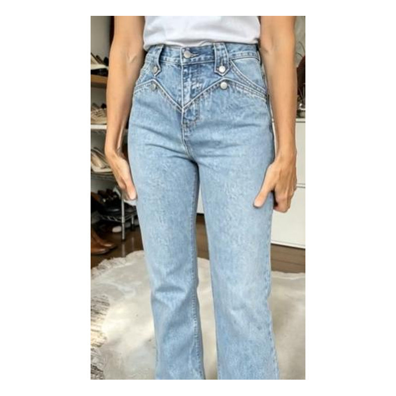 Sculpting High-Waist Jeans