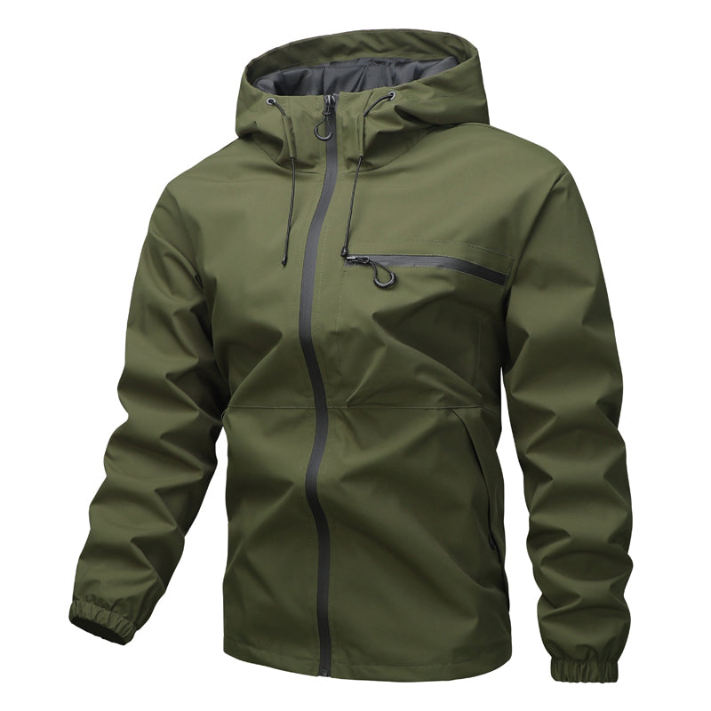 🌧️ All-Weather Utility | Men's Waterproof Oversized Hooded Jacket