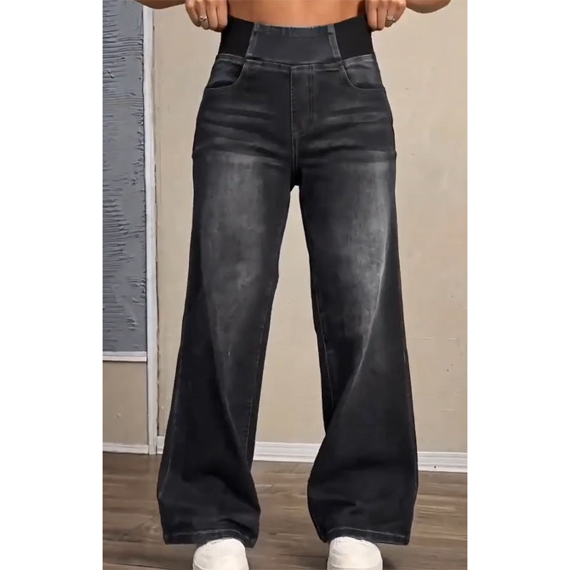 ๐๐50% OFF!!! ๐โจ Casual Stretch Wide-Leg Jeans โ Premium Denim, Comfy Fit & Timeless Design