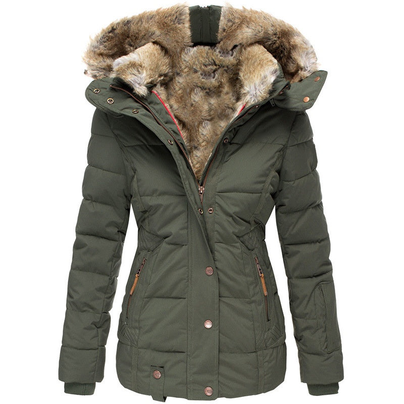 ๐งฅ Women's Slim-Fit Hooded Padded Jacket โจ โ 50% OFF | Free Shipping ๐ | 30-Day Money-Back Guarantee