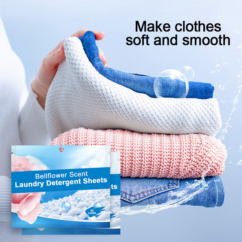 Pousbo® Bellflower Scent Laundry Detergent Sheets (30 Loads)