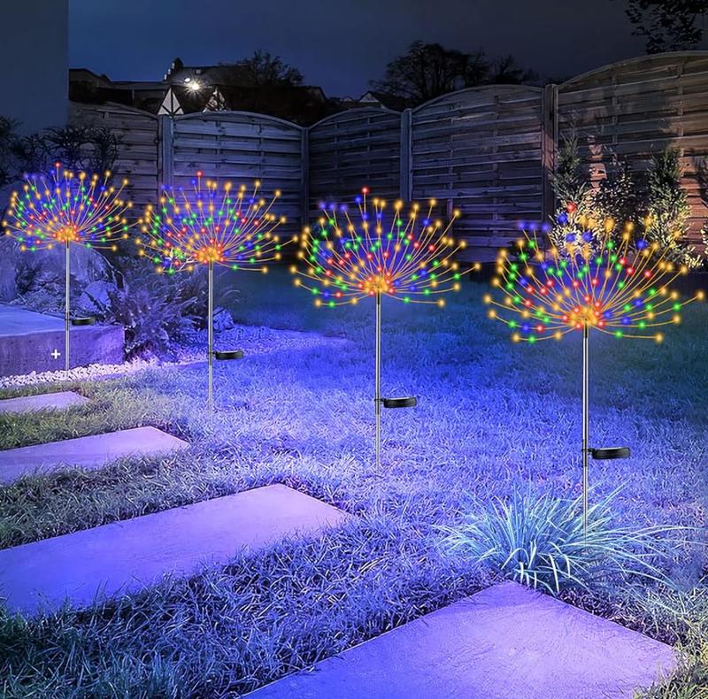 📢📢50% OFF !! ⏰🔥Waterproof Solar Garden Fireworks Lamp