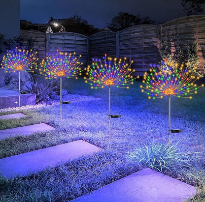 📢📢50% OFF !! ⏰🔥Waterproof Solar Garden Fireworks Lamp