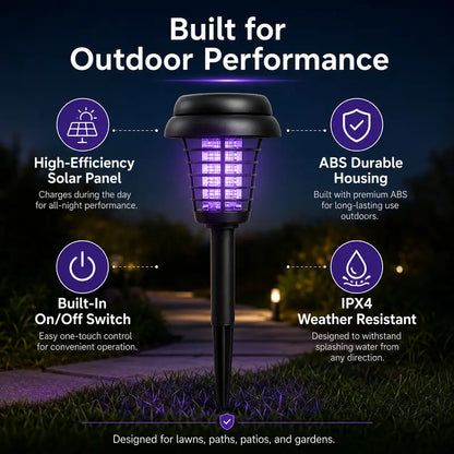 ✨Summer Limited-Time Offer & Limited-Time 50% Off✨🚫🦟Solar Mosquito Zapper Lamp Stake
