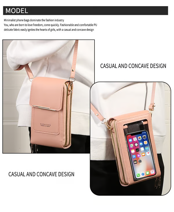🔥Hot Sale 49% OFF -🎁Women's Touch Screen Mobile Phone Messenger bag🤩