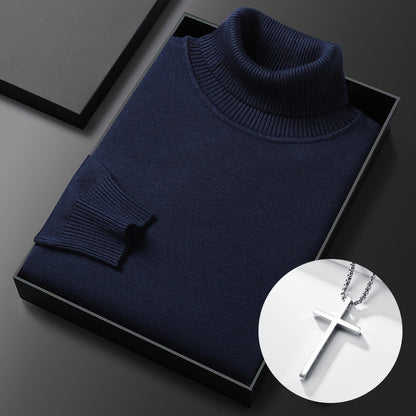 🔥HOT SALE-50% OFF ✨Men's Solid Color Premium Turtleneck Sweater