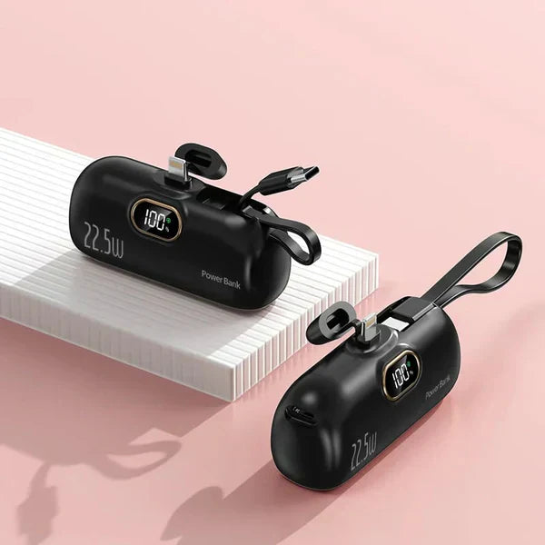 🎉 2026 Sale — Over 46,000 Sold! 🔋 5000mAh Mini Portable Power Bank – 22.5W Fast Charging & Digital Display ⚡