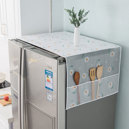 🧊 BUY 1 GET 1 FREE! 🛡️ Refrigerator Top Dust Cover – Dust-proof, wipe-clean & universal fit – Keeps your fridge top spotless & protected ✨