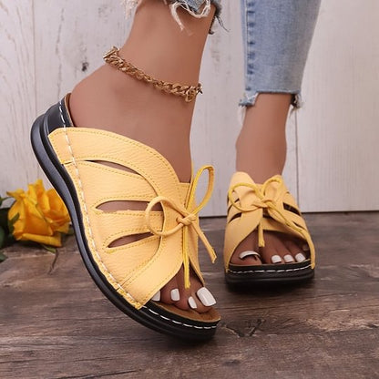 🔥Last Day 40% OFF🔥Women's Comfort Bowtie Slide Sandals