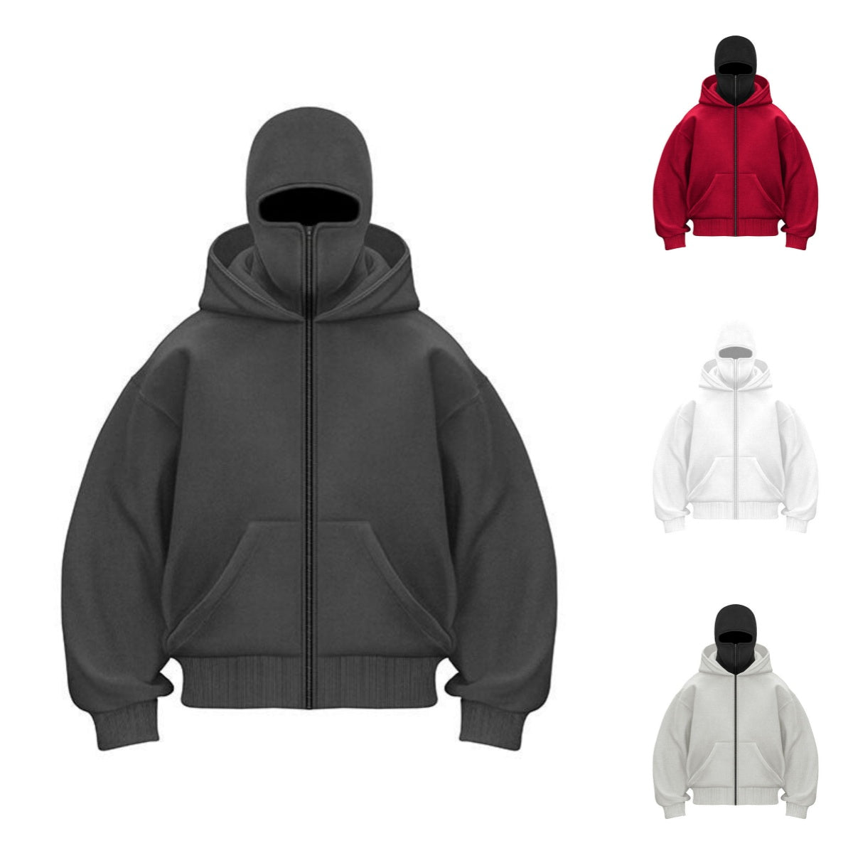 🎁 Hot Sale 50% OFF 🔥Ninja Zip-Up Hoodie for Men & Women-Comprehensive protection