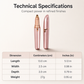 🔥Buy 2 Get 1 Free✨ Precision Brow Trimmer Pen – LED Light Electric Eyebrow Shaper For Effortless Grooming
