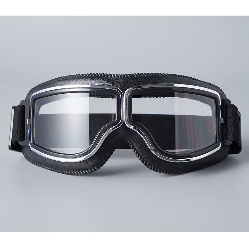 🏍️ 50% off! Vintage motorcycle goggles—with UV protection, anti-fog features, and an adjustable head strap!
