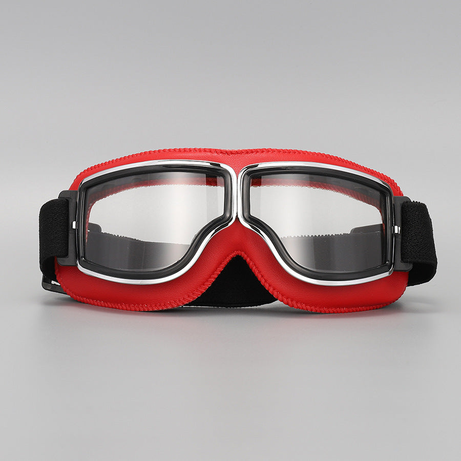🏍️ 50% off! Vintage motorcycle goggles—with UV protection, anti-fog features, and an adjustable head strap!