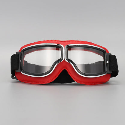 🏍️ 50% off! Vintage motorcycle goggles—with UV protection, anti-fog features, and an adjustable head strap!