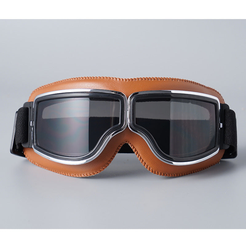 🏍️ 50% off! Vintage motorcycle goggles—with UV protection, anti-fog features, and an adjustable head strap!