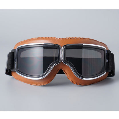 🏍️ 50% off! Vintage motorcycle goggles—with UV protection, anti-fog features, and an adjustable head strap!