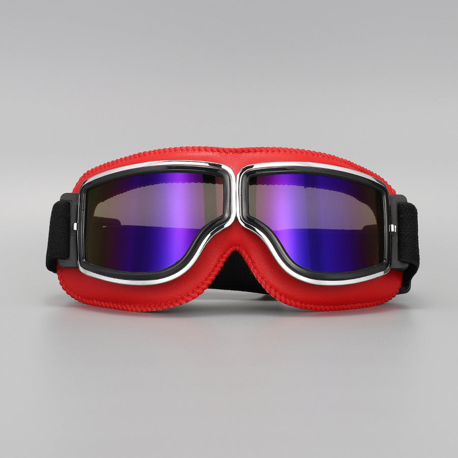 🏍️ 50% off! Vintage motorcycle goggles—with UV protection, anti-fog features, and an adjustable head strap!