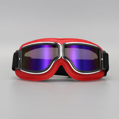 🏍️ 50% off! Vintage motorcycle goggles—with UV protection, anti-fog features, and an adjustable head strap!