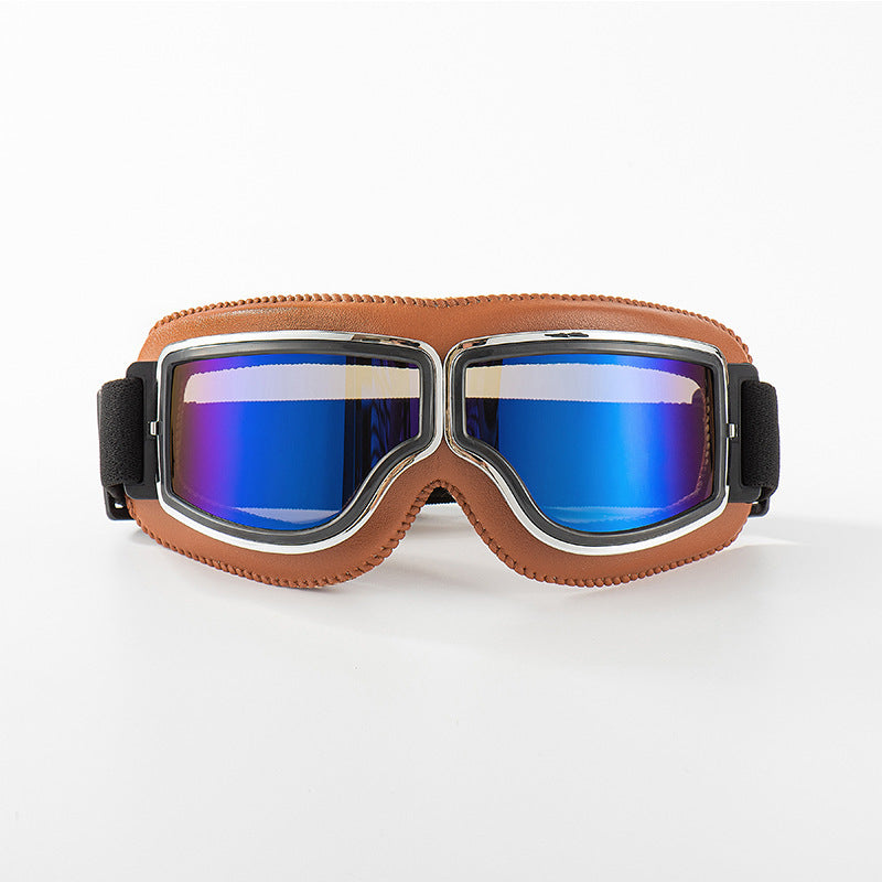 🏍️ 50% off! Vintage motorcycle goggles—with UV protection, anti-fog features, and an adjustable head strap!