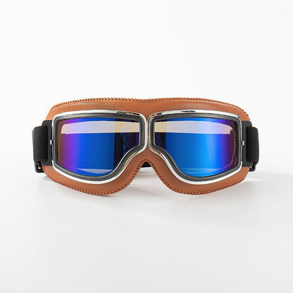 🏍️ 50% off! Vintage motorcycle goggles—with UV protection, anti-fog features, and an adjustable head strap!