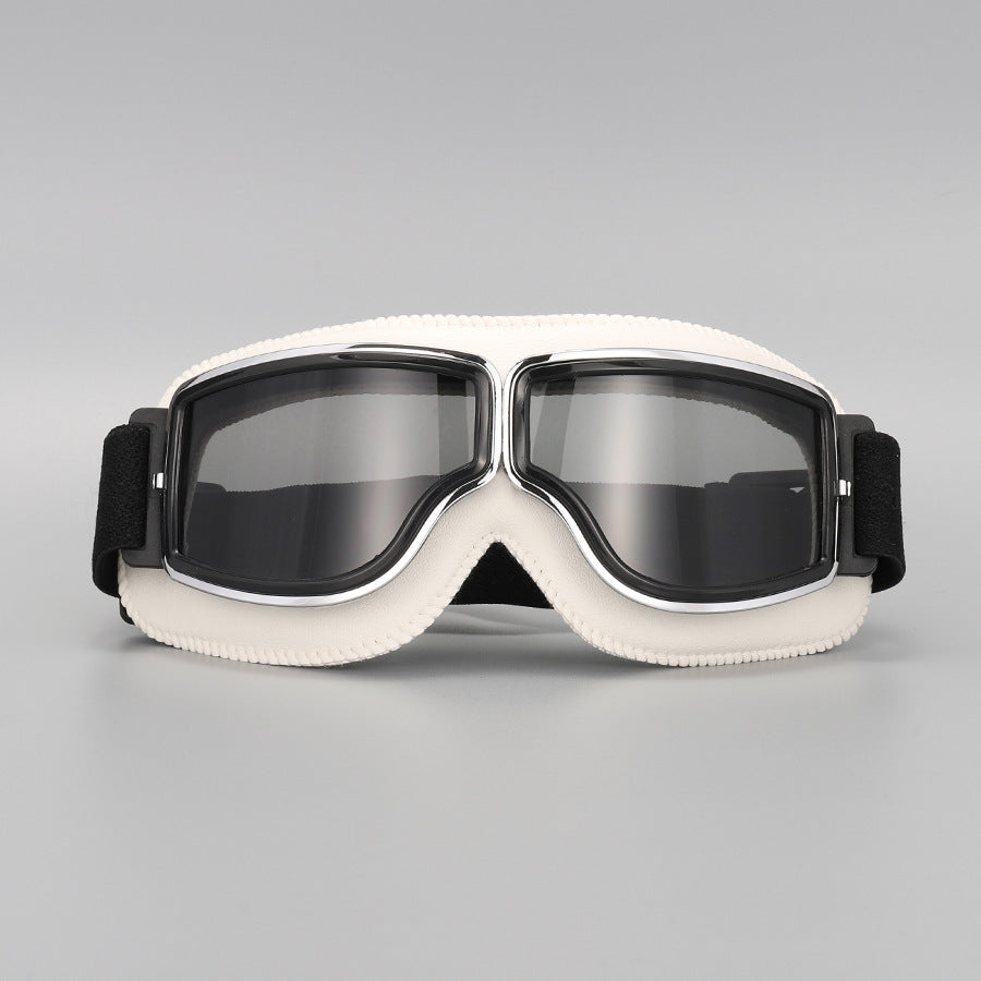 🏍️ 50% off! Vintage motorcycle goggles—with UV protection, anti-fog features, and an adjustable head strap!