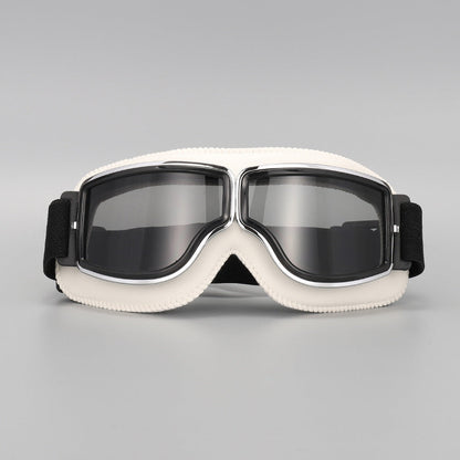 🏍️ 50% off! Vintage motorcycle goggles—with UV protection, anti-fog features, and an adjustable head strap!