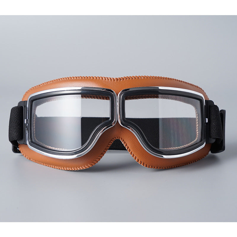 🏍️ 50% off! Vintage motorcycle goggles—with UV protection, anti-fog features, and an adjustable head strap!