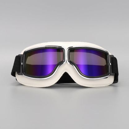 🏍️ 50% off! Vintage motorcycle goggles—with UV protection, anti-fog features, and an adjustable head strap!