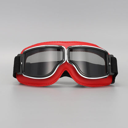 🏍️ 50% off! Vintage motorcycle goggles—with UV protection, anti-fog features, and an adjustable head strap!