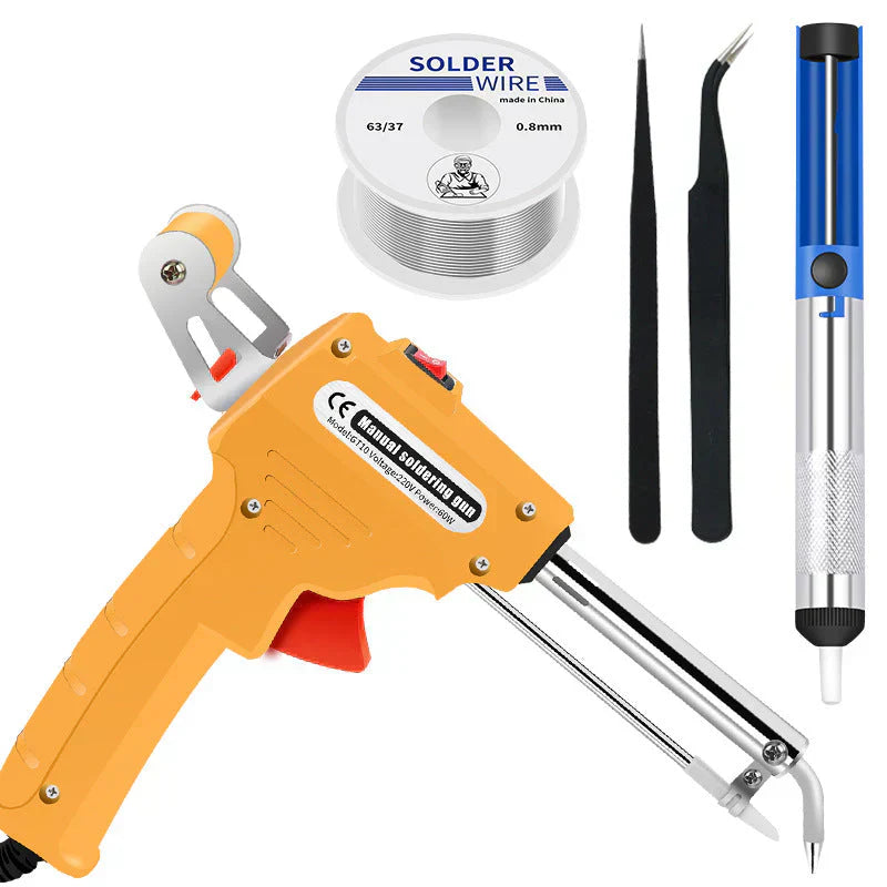 🔥Soldering Iron Kit Corded Solder Iron Internal Heat Electric Welding Tool with Welding Wire for Circuit Board Computer Electronic Repair