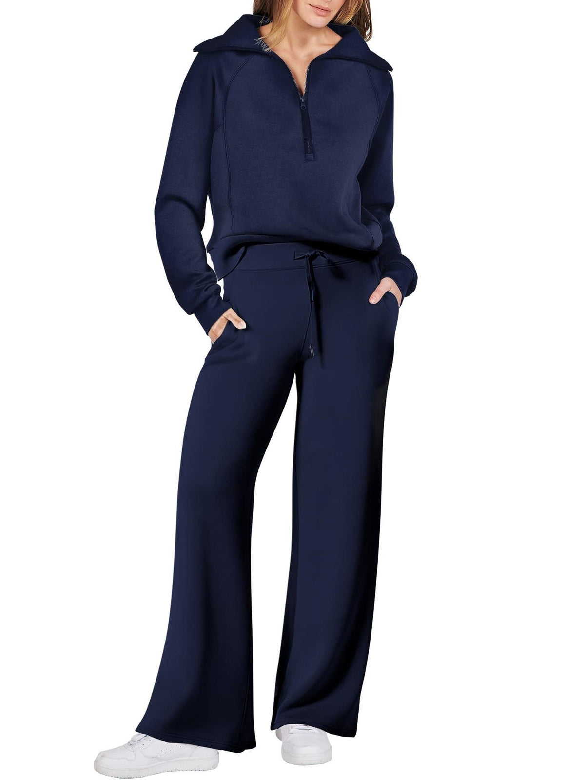 💝LAST DAY SALE 50% OFF!!⚡🎀Women's 2 Piece Casual Outfits Sweatsuit Set